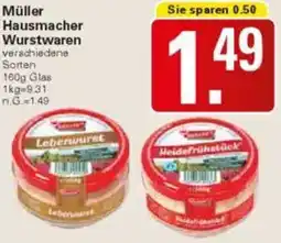 WEZ Müller Hausmacher Wurstwaren Angebot