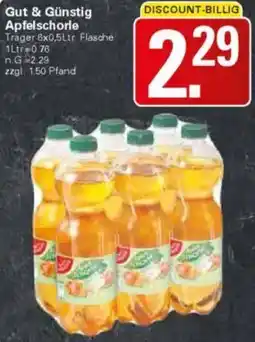 WEZ Gut & Günstig Apfelschorle Angebot