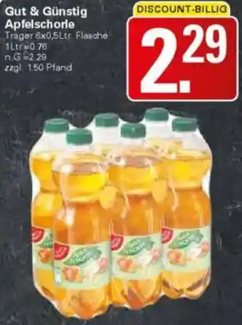 WEZ Gut & Günstig Apfelschorle Angebot