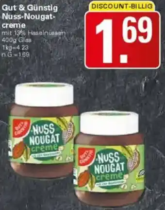 WEZ Gut & Günstig Nuss-Nougat creme Angebot