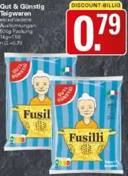 WEZ Gut & Günstig Teigwaren Angebot