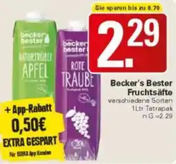 WEZ Becker's Bester Fruchtsäfte Angebot