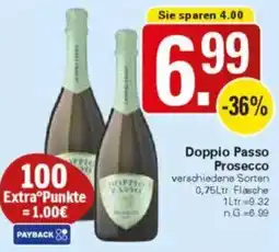 WEZ Doppio Passo Prosecco Angebot