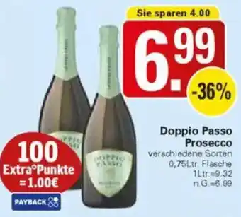 WEZ Doppio Passo Prosecco Angebot
