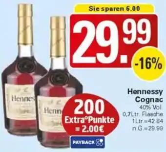 WEZ Hennessy Cognac Angebot