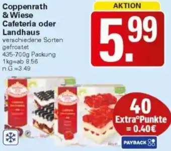 WEZ Coppenrath & Wiese Cafeteria oder Landhaus Angebot