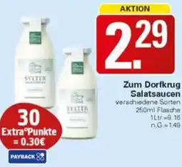 WEZ Zum Dorfkrug Salatsaucen Angebot