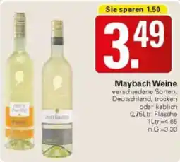 WEZ Maybach Weine Angebot