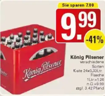 WEZ König Pilsener Angebot