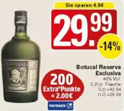 WEZ Botucal Reserva Exclusiva Angebot