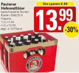 WEZ Paulaner Hefeweißbier Angebot