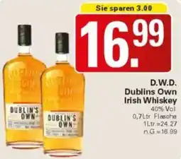WEZ D.W.D. Dublins Own Irish Whiskey Angebot