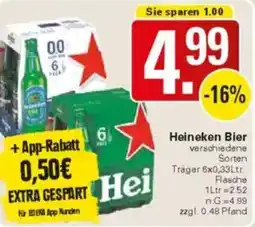 WEZ Heineken Bier Angebot