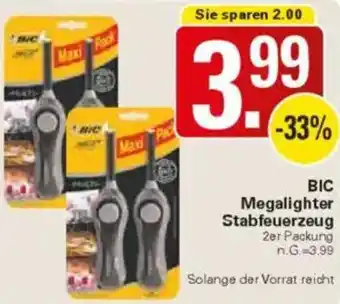 WEZ BIC Megalighter Stabfeuerzeug Angebot