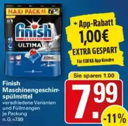 WEZ Finish Maschinengeschirrspülmittel Angebot
