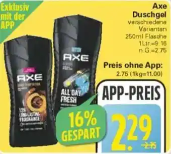 WEZ Axe Duschgel Angebot