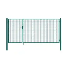 Netto Marken-Discount HOME DELUXE Doppelflügel Gartentor ADITUS grün 160 x 350 cm Angebot