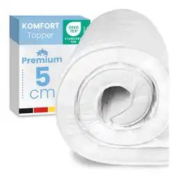 Netto Marken-Discount Bestschlaf Komfortschaum Topper Matratzenauflage, 5 cm dick, 160x200 cm Angebot