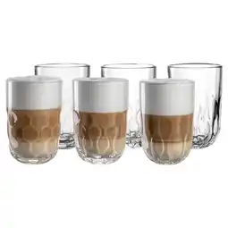 Netto Marken-Discount Leonardo Latte Macchiato Gläser-Set (1/2/3) Gocce 60 ml 6er Set Angebot