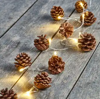 NKD LED-Lichterkette mit Tannenzapfen Angebot