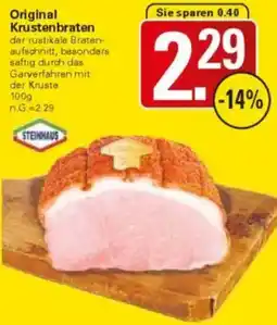 WEZ STEINHAUS Original Krustenbraten Angebot