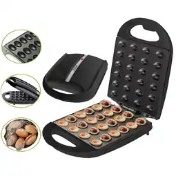 Netto Marken-Discount Zilan Elektrischer Nussbäcker Oresckis Nut Maker Antihaftbeschichtung 1400 Watt schwarz Angebot