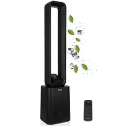Netto Marken-Discount Zilan Turmventilator m. Fernbedienung 12 Stufen Timer LED-Display schwarz Angebot
