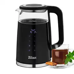 Netto Marken-Discount Zilan Glas Wasserkocher mit Temperatureinstellung Warmhaltefunktion 1.7L 2200W Angebot