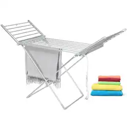 Netto Marken-Discount Zilan Wäscheständer elektrisch beheizbar IPx1 max. 15 kg 12 Meter Angebot