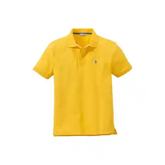 Netto Marken-Discount U.S. POLO ASSN. Herren Poloshirt / gelb / Größe M Angebot