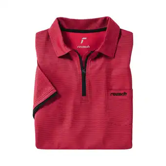 Netto Marken-Discount Reusch Herren Funktionspolo mit Zipper / rot / Größe XXXL Angebot
