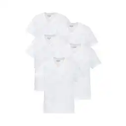Netto Marken-Discount Otto Kern 5er Pack Herren T-Shirts V-Ausschnitt 100% Baumwolle / weiß / Größe XXXL Angebot