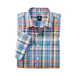 Netto Marken-Discount OTTO KERN Herren Baumwollhemd kurzarm / bunt / Größe 41/42 Angebot