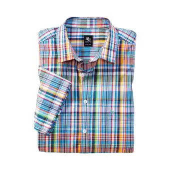 Netto Marken-Discount OTTO KERN Herren Baumwollhemd kurzarm / bunt / Größe 41/42 Angebot