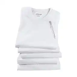 Netto Marken-Discount Otto Kern 5er Pack Herren T-Shirts V-Ausschnitt 100% Baumwolle / weiß / Größe M Angebot