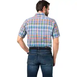 Netto Marken-Discount OTTO KERN Herren Baumwollhemd kurzarm / bunt / Größe 45/46 Angebot