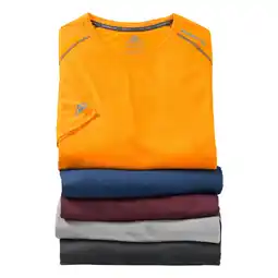 Netto Marken-Discount Nordcap 5er Pack Herren Sport-Shirts atmungsaktiv / gemischt / Größe XL Angebot