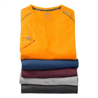 Netto Marken-Discount Nordcap 5er Pack Herren Sport-Shirts atmungsaktiv / gemischt / Größe XL Angebot