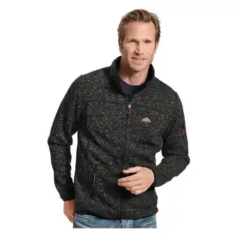 Netto Marken-Discount Stubai Herren Strickfleecejacke / anthrazit / Größe XXXL Angebot