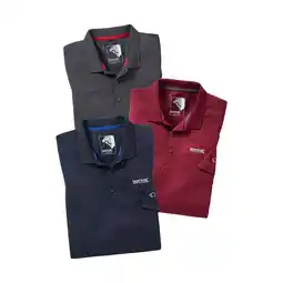 Netto Marken-Discount Regatta 3er Pack Herren Poloshirts / gemischt / Größe L Angebot