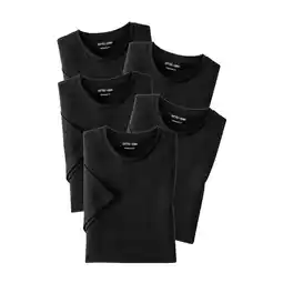 Netto Marken-Discount Otto Kern 5er Pack Herren T-Shirts Rundhals, 100% Baumwolle / schwarz / Größe XL Angebot