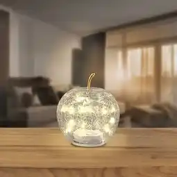 NKD LED-Glas-Apfel mit Timerfunktion, Ø ca. 14 cm Angebot