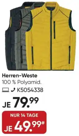 Galeria CASA MODA Herren-Weste Angebot