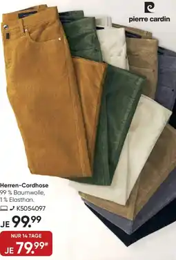 Galeria Pierre cardin Herren-Cordhose Angebot