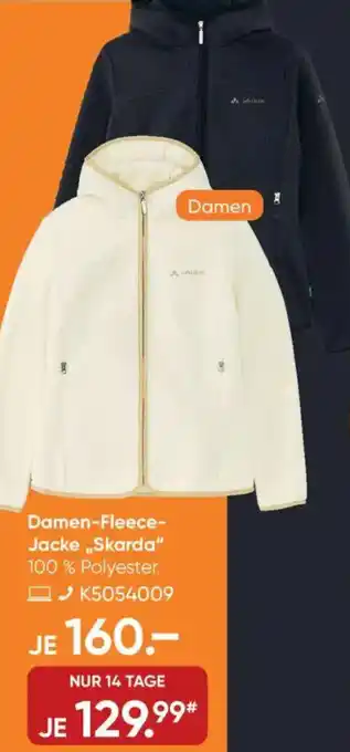 Galeria VAUDE Damen Damen-Fleece Jacke „Skarda" Angebot