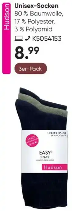 Galeria Hudson Unisex-Socken Angebot