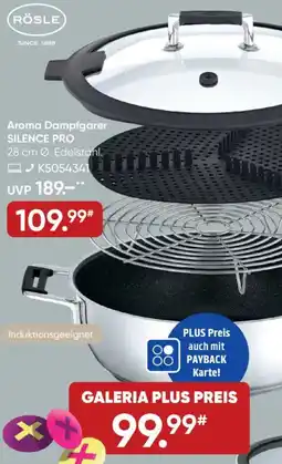 Galeria RÖSLE Aroma Dampfgarer SILENCE PRO Angebot