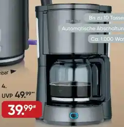 Galeria SEVERIN Filterkaffeemaschine TYPE KA 9340 Angebot