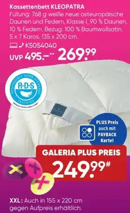 Galeria Kassettenbett KLEOPATRA Angebot
