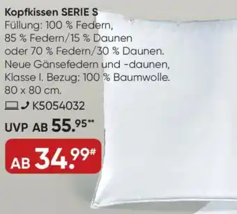 Galeria Kopfkissen SERIES S Angebot